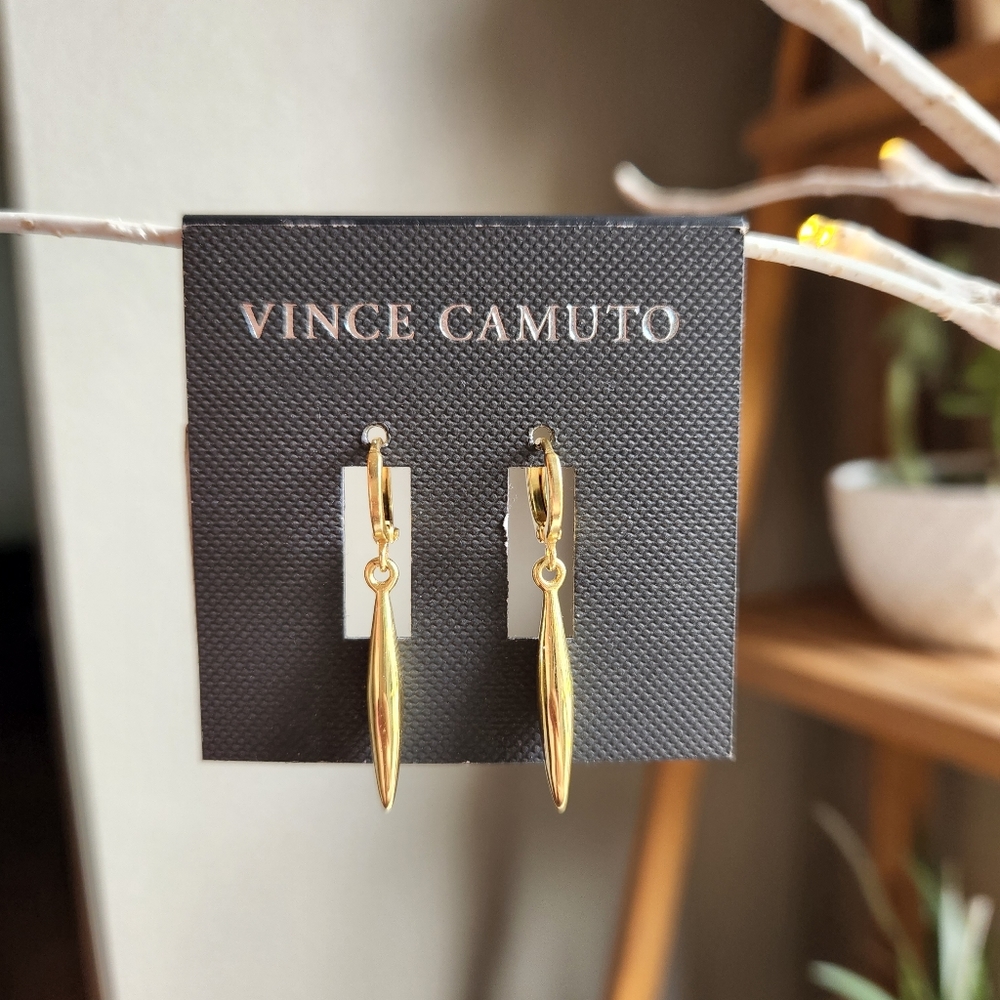 Vince Camuto gold tone earrings